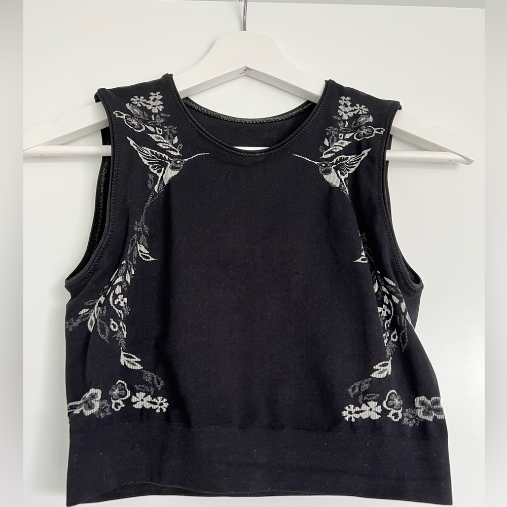 Lucas Hugh 🇬🇧 Black Activewear Crop Bra M